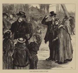 Schizzi irlandesi, andando a messa